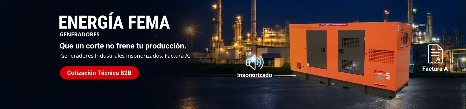 Generador Insonorizado FEMA