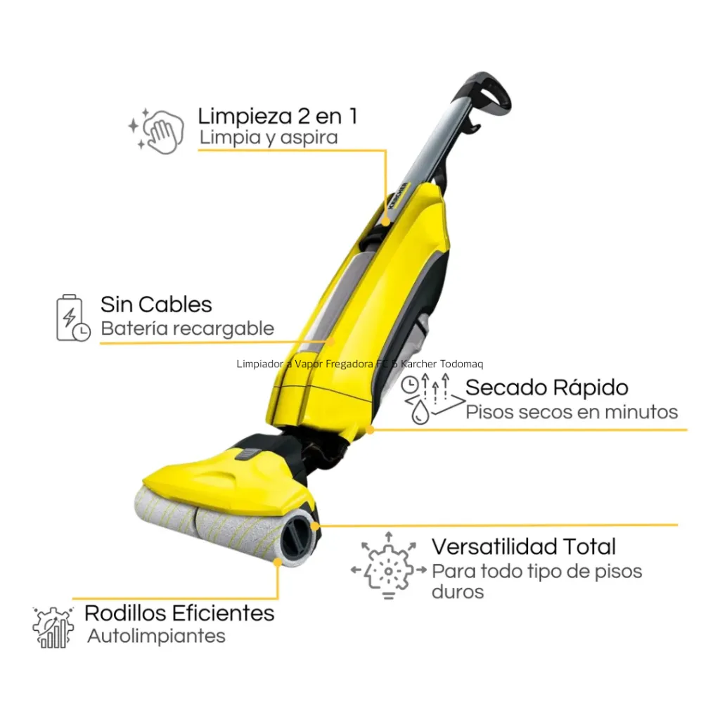 Limpiador a Vapor Fregadora FC 5 Karcher Todomaq 2.webp