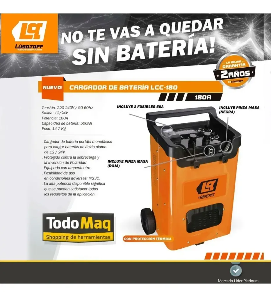 Cargador De Bateria 180A - LCC-180 3.webp