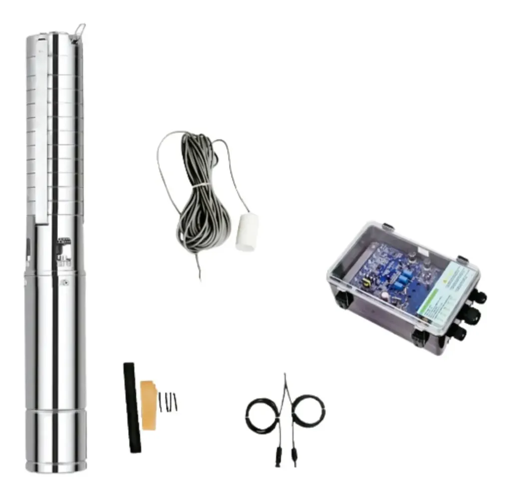 Kit Panel Solar + Electrobomba Sumergible + Sensor 36v 210w.webp