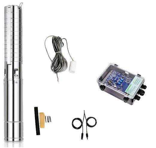 Kit Panel Solar + Electrobomba Sumergible + Sensor 48v 500w.webp
