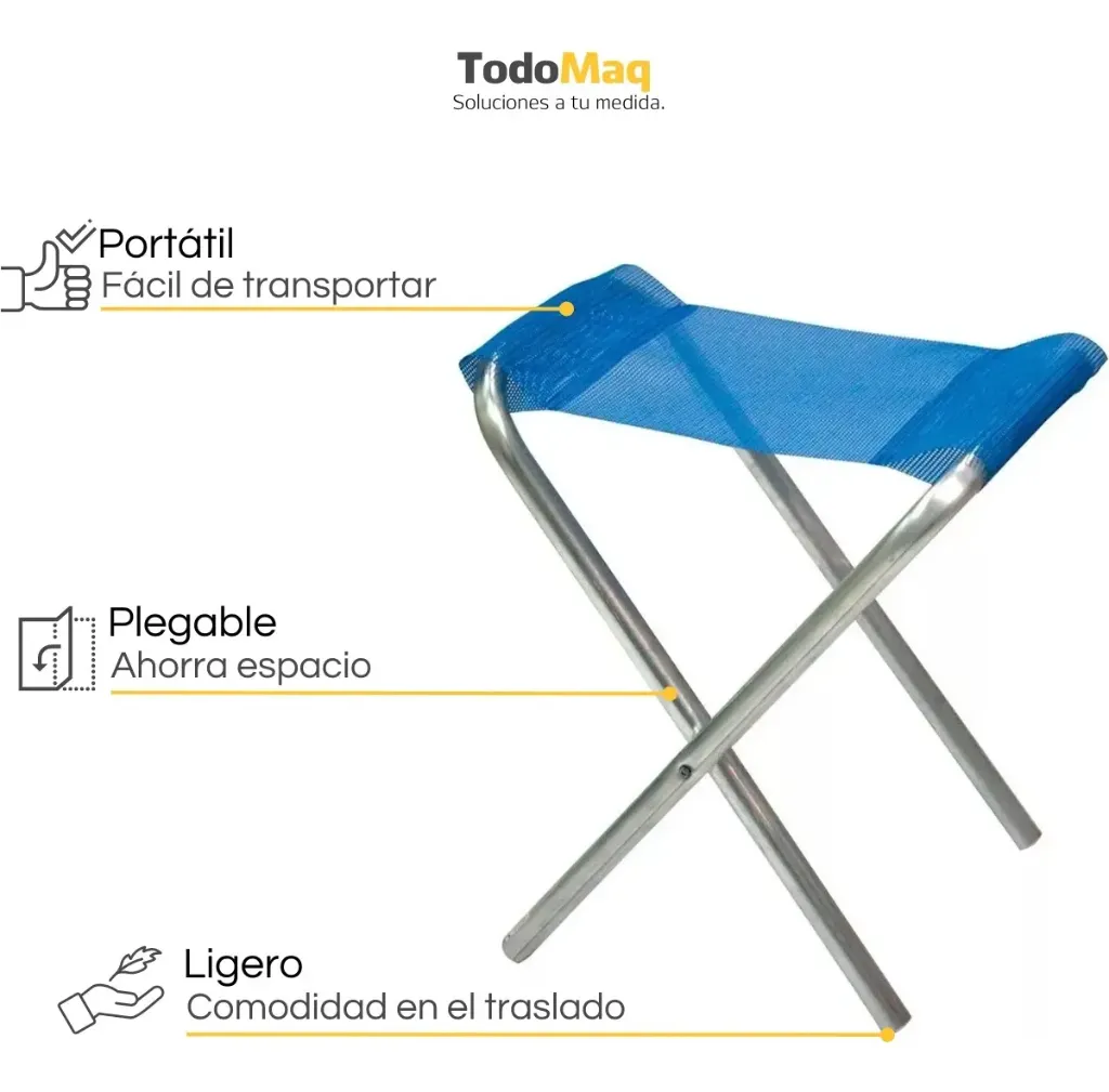 Banco Pescador Silla Aluminio Lusqtoff Cad0018.webp