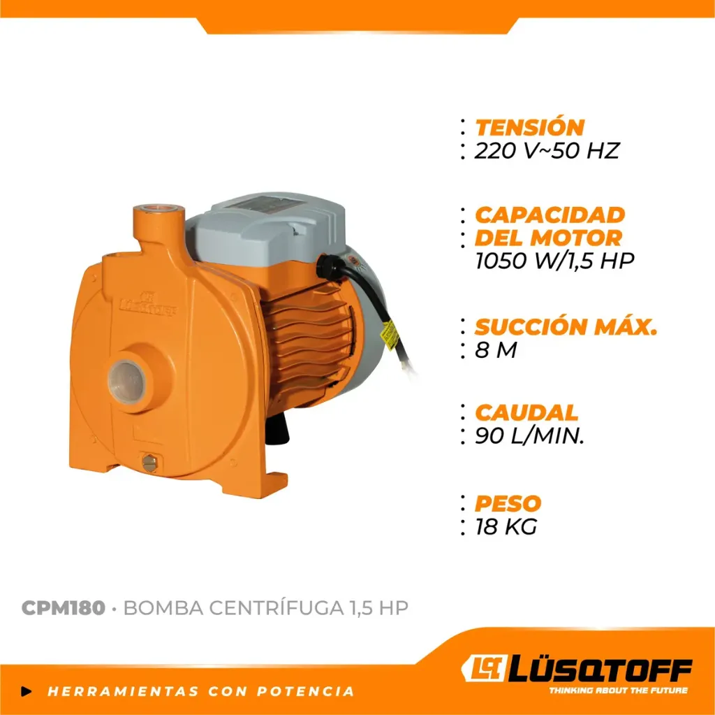 Bomba Centrífuga Lusqtoff 1.5hp 1050W.webp