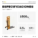 FE69502584 Elevador Apilador Transpalet Manual Fema 1500 Kg 2 5mts Cordoba TodoMaq 3.webp