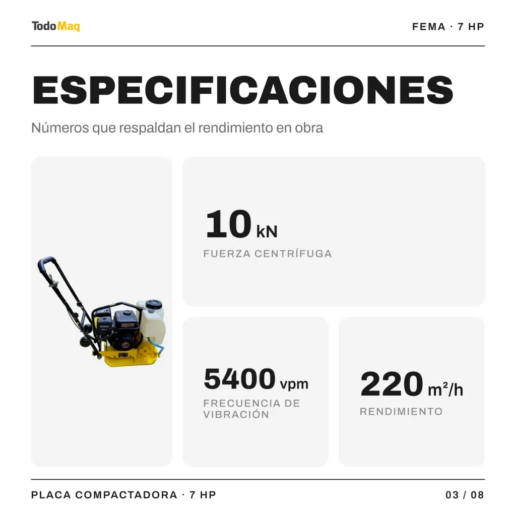 FE69510623 Placa Compactadora 490x340mm C Ruedas 7 Hp 66kg Marca Cordoba TodoMaq 3.webp