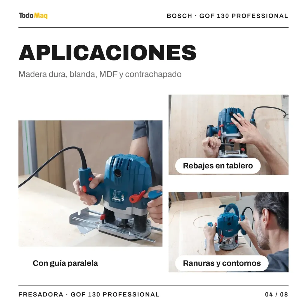 BO06016B70H0 Fresadora Professional Bosch Gof 130 1300 W Cordoba TodoMaq 4.webp