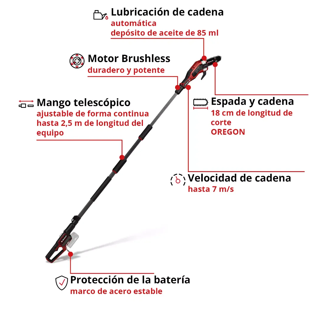 EINHELL Podadora Podadora de altura 1.webp