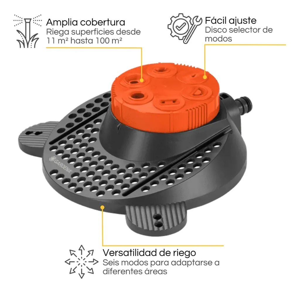 Aspersor De 6 Superficies Boogie Classic Gardena 207320 1.webp