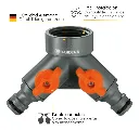 Distribuidor Doble Con Llave Para Canilla Gardena 94026 1.webp