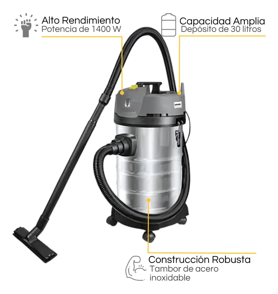 Aspiradora Industrial Kärcher Professional Nt 30-1 30l.webp