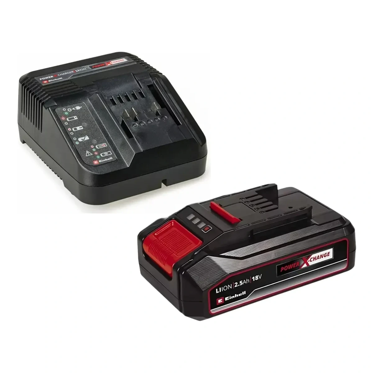 Starter Kit Einhell Power X-Change: batería 18 V 2,5 Ah y cargador