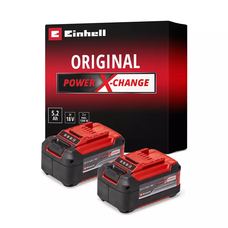 Pack de 2 baterías 5,2 Amp
