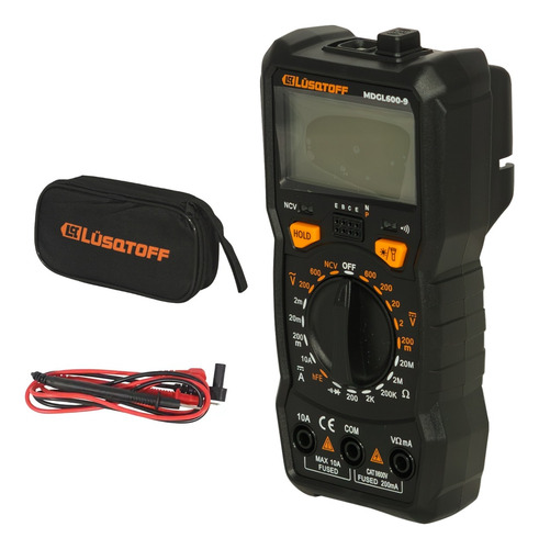 [LUMDGL6009] Tester Digital 600V (Black) - MDGL600-9