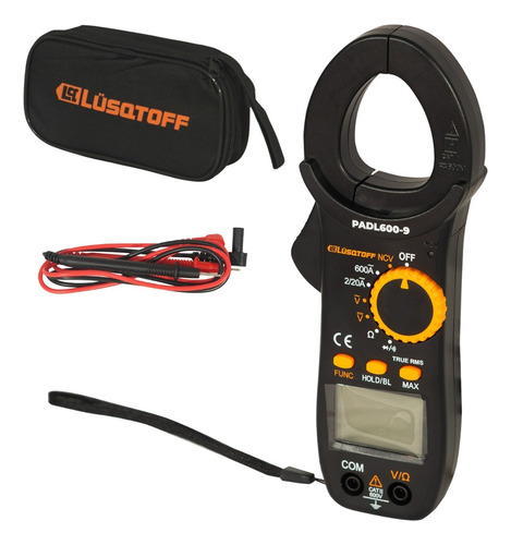 Pinza Amperimetrica Digital 600V (Black) - PADL600-9