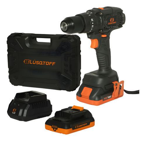 [LUTIL809BK] Taladro A Bateria Con Percutor (Iron Volt) - TIL80-9BK