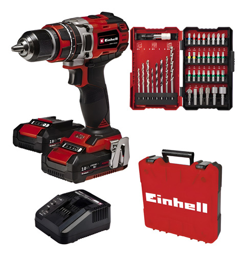 [EI4514206] Taladro inalámbrico percusión s/carbones TP-CD 18/60 Li-i BL +39 KIT 2x2,0