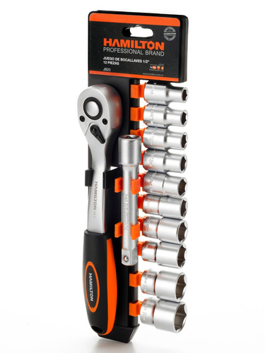 [HAJB20] Juego De Bocallaves 1/2 - 12 Piezas Del 10 Al 24 Mm