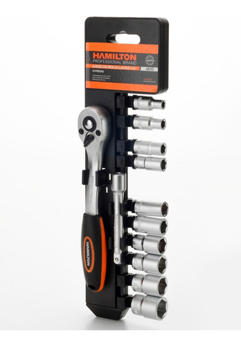 [HAJB30] Juego De Bocallaves 1/4 - 12 Piezas Del 4 A 13 Mm