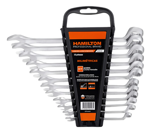 Llave Combinada 12Pc 8-19Mm Silver - Alemanas