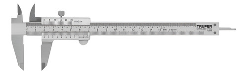 [LU14394] (2U) Calibre De Acero Inoxidable - Apertura Max 150 Mm (6")