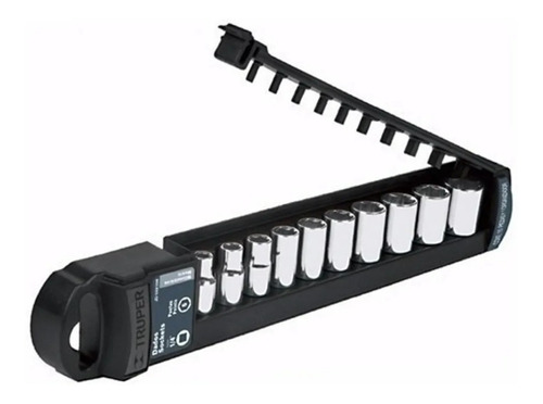 [LU14166] (4U) Juego De 10 Bocallave Hexagonal Mm Enc 1/4