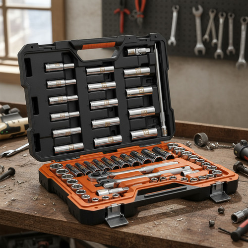 Juego 56 Bocallave Mm Y Pulg Enc 1/2