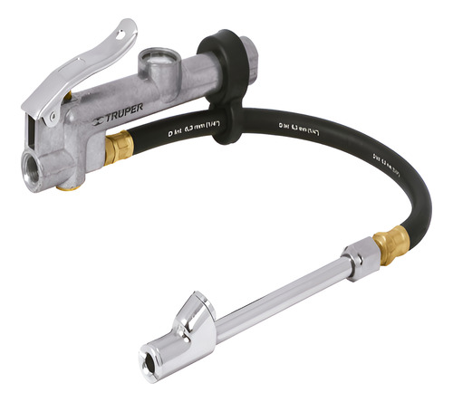 (3U) Inflador Doble C/Calibrador - 120 Psi - 1/4