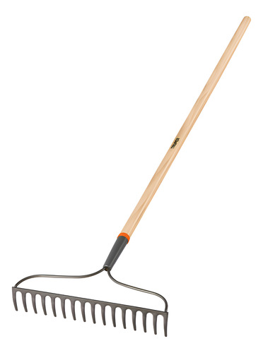 (3U) Rastrillo 16 D. Ancho 41 Cm (16") Cabo Madera