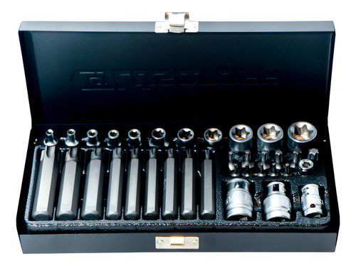 Juego De Puntas Torx Y Bocallaves 35 Piezas