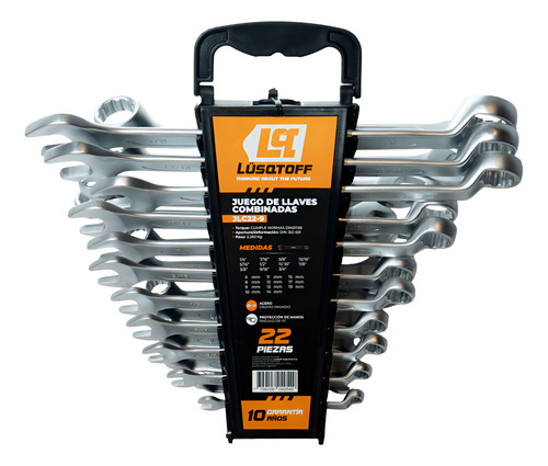 [LUJLC229] Juego De 22 Llaves Combinadas