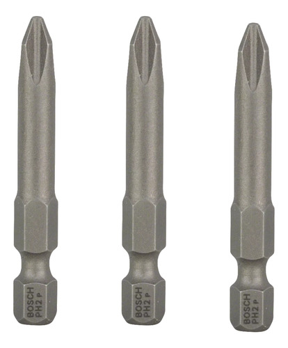3 Unidades De Punta Para Atornillar Phillips Ph2, 49Mm Extra Hard