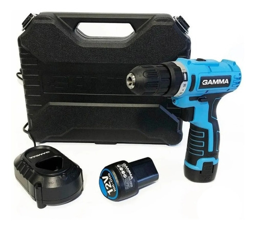 [GSG12101AR] Taladro atornillador a bateria 12V Ion Litio c/cargador y dos bat. maletin pvc - 10mm