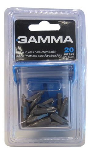 [GSG19520AC] Juego de puntas para atornillador | 20 Piezas