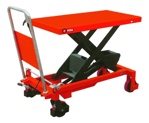 PLATAFORMA HIDRA. 1000 KG- ALTURA  740 MM(SPA1000)    ALTURA MINIMA 225 MM - RUEDAS CON FRENO 
TAMAÑO CAJA 1,17*0,82*0,42 M