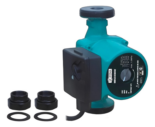 [FE69360582] ELECTROBOMBA P/CALEFACCION 32-6S-180--100W-55L/M-CONTINUA-220v    MOTOR COBRE - TURBINA PLASTICA-CON CABLE 1,5 MT Y FICHA
CAJA 42X29X30,5 CM