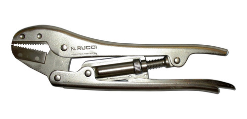 PINZA AUTOAJUSTABLE MORDAZA CR-NI  27 MM -    DOBLE POTENCIA DE AJUSTE - MAX AGARRE 27 MM DE DIAMETRO - LARGO DE PINZA 225 - 9'' - PESO 480 GR