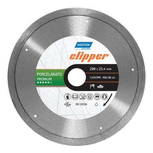 Disco Diam CLIPPER Continuo Premium 200x25,4