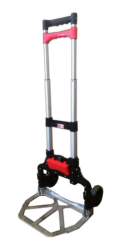 CARRETILLA PLEGABLE 2 RUEDAS- 60KG-ALUM-NEW-BICOLOR    "
L40×W40×H90/100CM

"-12,2KG-CON SUJETA CAJON,  GUARDA TENSOR EN GABINETE, TOTALMENTE PLEGABLE -CON BASE ALUMINIO PLEGABLE