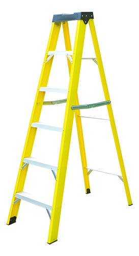 ESCALERA FIBERGLASS - 6 - PELDANOS-156 CM     - CAPACIDAD 15