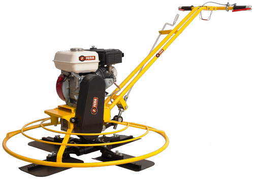 [FE69510414] ALISADORA ALLANADORA FEMA-MOTOR(GX160-5.5HP)-900 MM-EXTRA PESADA    CON PROTECTOR FIJO PARA CHOQUE - VELOCIDAD DE TRABAJO 50/100 R.P.M. - 76 KG-CUCHILLA 345X200X2,6MM-CONTROL POR VARILLA  CARDANICA-MANIJA DOBLE CON AUSTOP-