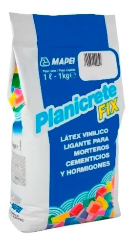 [FEM100260] ADITIVO PLANICRETE FIX LATEX VINILICO REVEST.CEMENT.-12 unidades de 1 lt