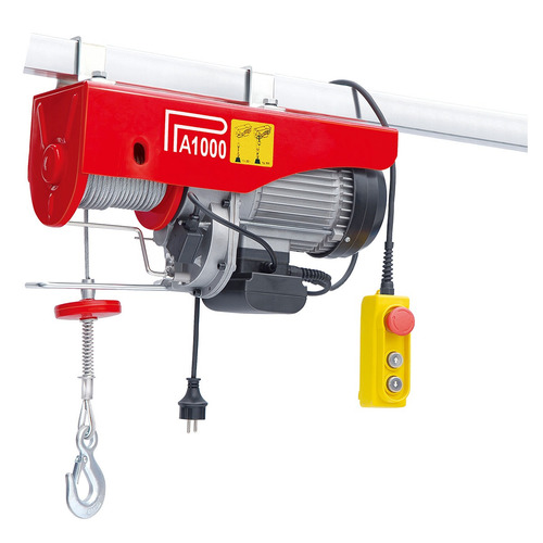 APAREJO ELEC.1000KG. DOBLE GANCHO-12MT ALZADA.1600 W.    Cab