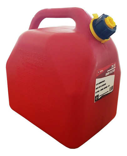 BIDON PLAST.C/PICO 10LT.AMARILLO-ANTIV./ANTIEST./ANTIG.