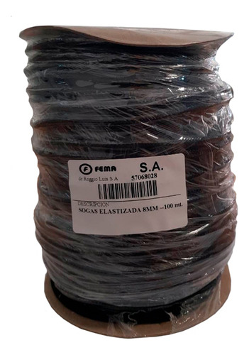 SOGAS ELASTIZADA 8MM --100 mt.