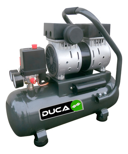 Compresor de aire Duca 1Hp 12 Litros Carter seco Silencioso