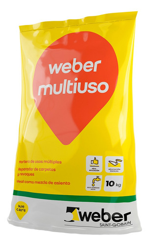 REVOQUE MULTIUSO MORTERO ALBAÑILERIA USO MULTIPLE 10kg GRIS
