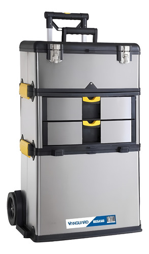 CAJA HERR.C/RUEDAS 570X350X830MM-VANGUARD-    MANIJA EXTENSIBLE