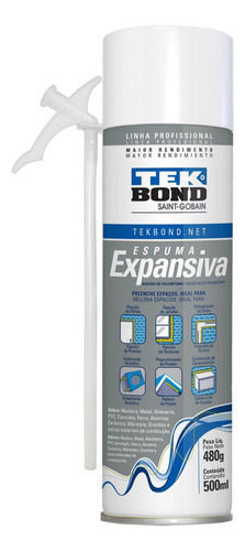 ESPUMA POLIURETANO EXPANS BEIGE 480GR    -CJ12-