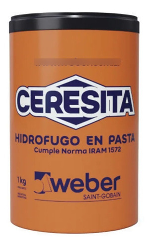 CERESITA HIDROFUGO INORGANICO+ORGANICO 1 kg blanco
