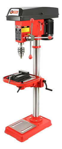 [FE69330144] TALADRO DE BANCO 20MM - 550W-16 VEL.    MANDRIL AUTOAJUSTABLE 5-20MM-TECLA ENCENDIDO/PARE-VOLCIDADES:180-2770//220-3320 RPM-COLUMAN 72 MM.ALTURA TOTAL 1280 MM-DISTANCIAS DE HUSILLO 180-PUNTA EJE MT2 APERTURA MAXIMA 620 MM. DE PIE A MANDRIL 810-MESADA DE TRABAJO  290X290- BASE 460 X 270-PESO 58 KG-CAJA 1010 X490 X275MM.